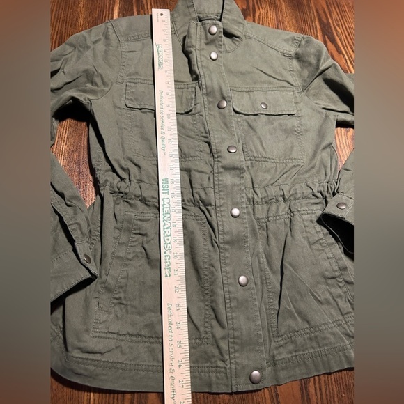 GAP core Utility Jacket Olive Green women’s M military outdoors neutral EUC army - Picture 6 of 16